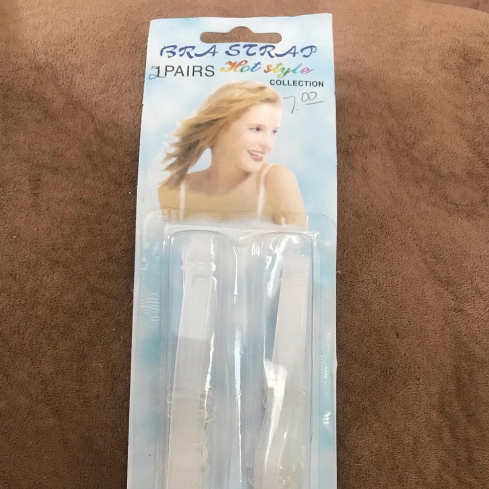 Clear bra straps